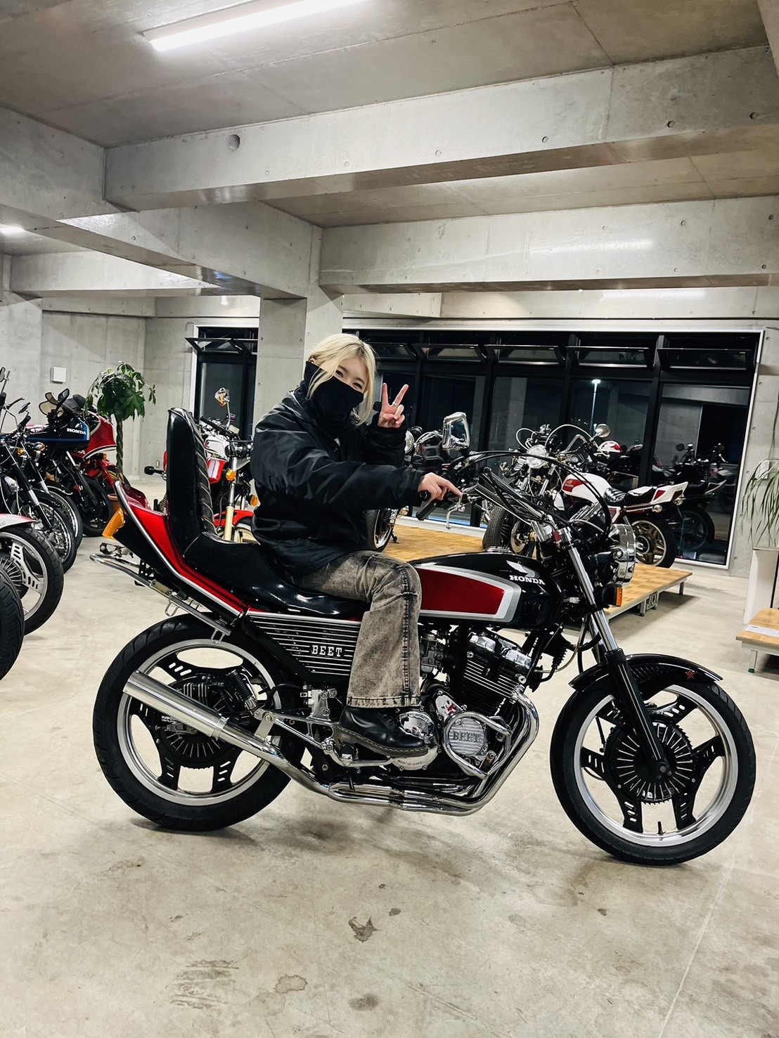 cbx400f ロンタン 新作タンデムバー#販売開始#cbx400f#bikefactorykittan
